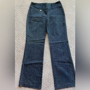 Express Women's Editor Pants - Dark Blue